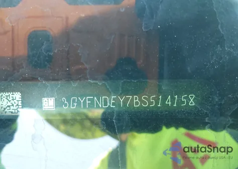 2011 Cadillac Srx Luxury Collection z USA, uszkodzony, nr VIN 3GYFNDEY7BS514158